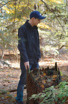 Matt in UNH College Woods